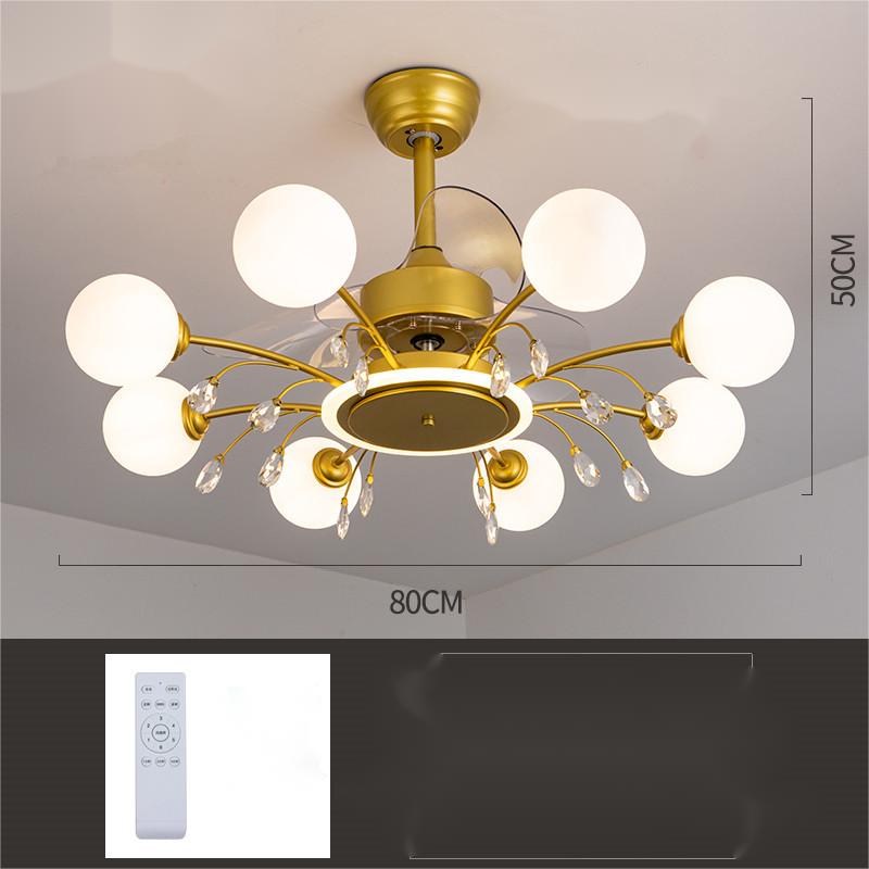 Living Room Ceiling Fan Lamp Creative Chandelier