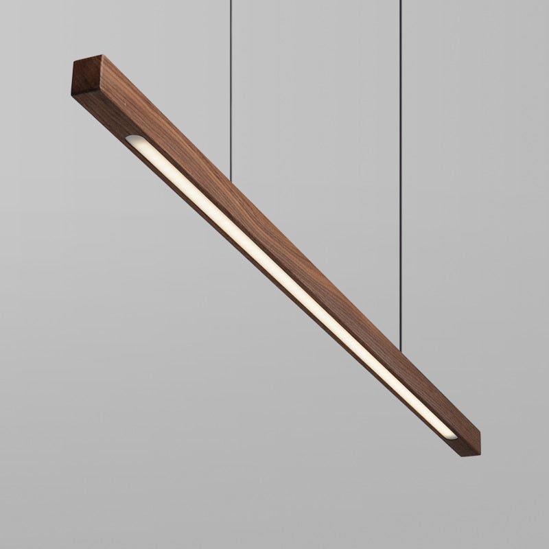 Wooden Hanging LED Light Fixture