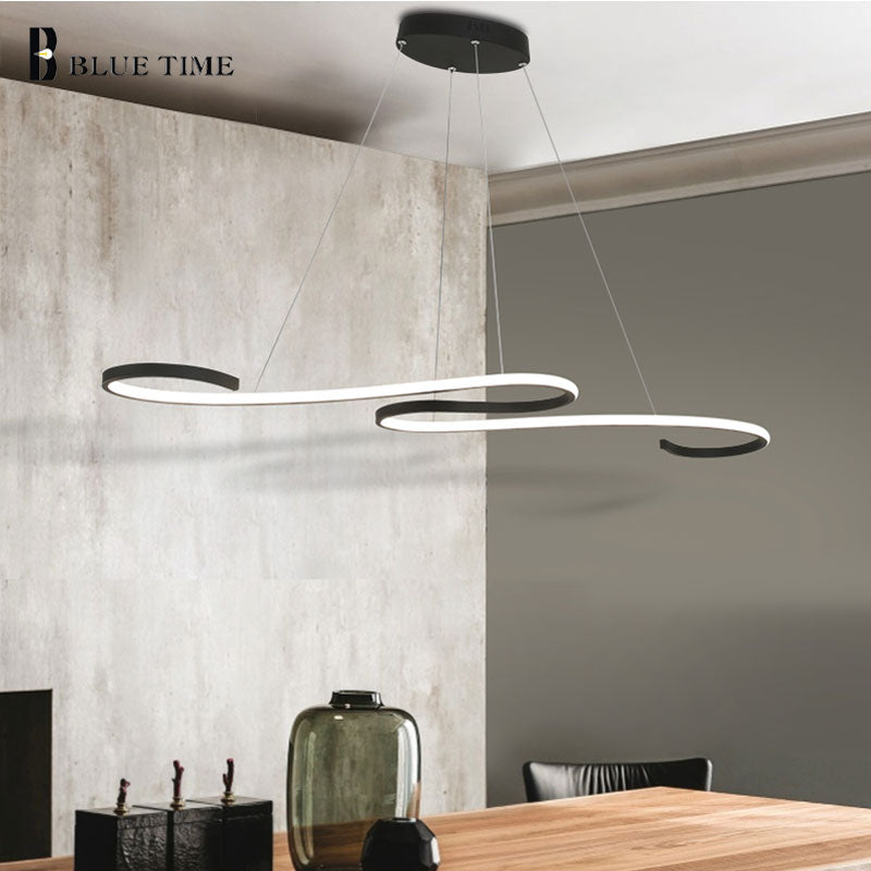 Modern Designer Swirl LED Fixture