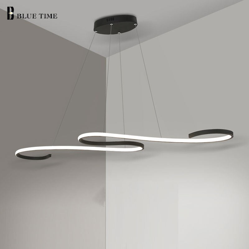 Modern Designer Swirl LED Fixture