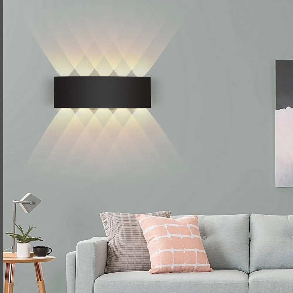 Layered LED Wall Light Indoor/ Outdoor Waterproof
