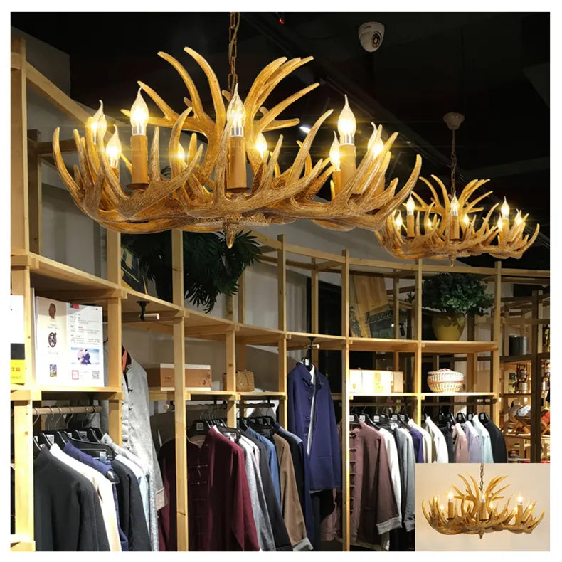 Deep Country Antler Chandelier Collection