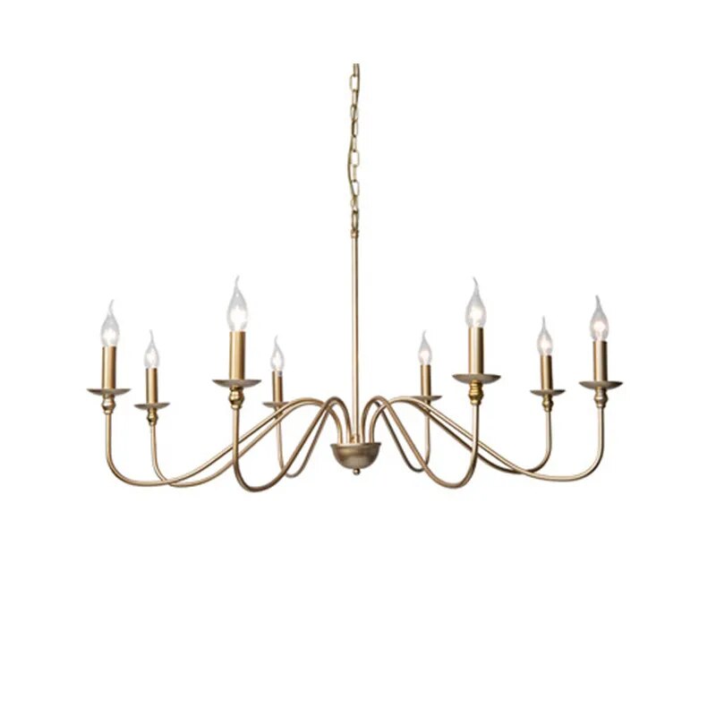 Modern Candlelight Multi-arm Hanging Chandelier
