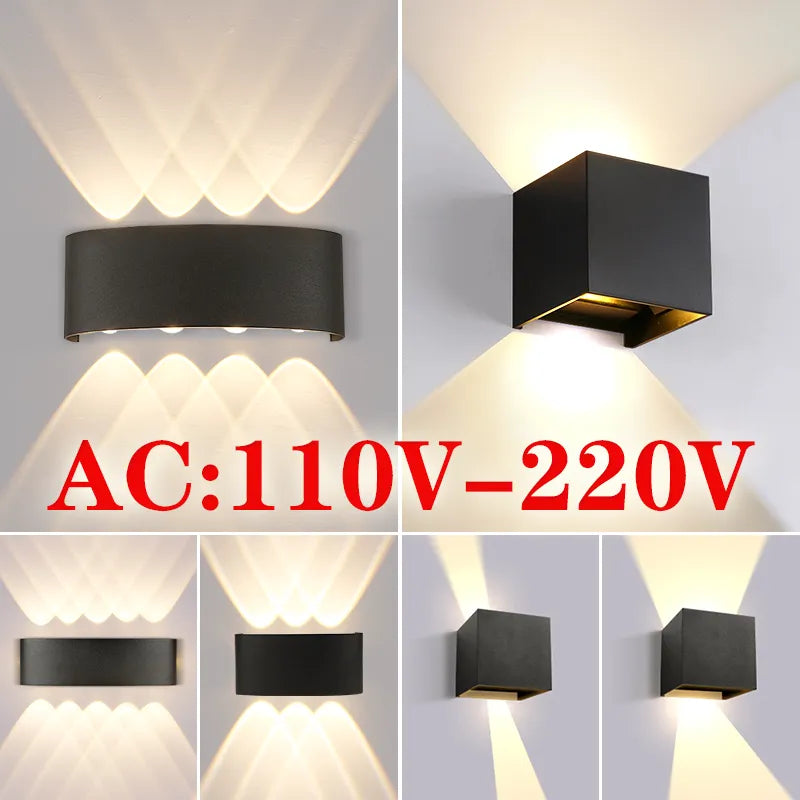 Indoor/ Outdoor Weatherproof Home Decoration LED Wall Sconce